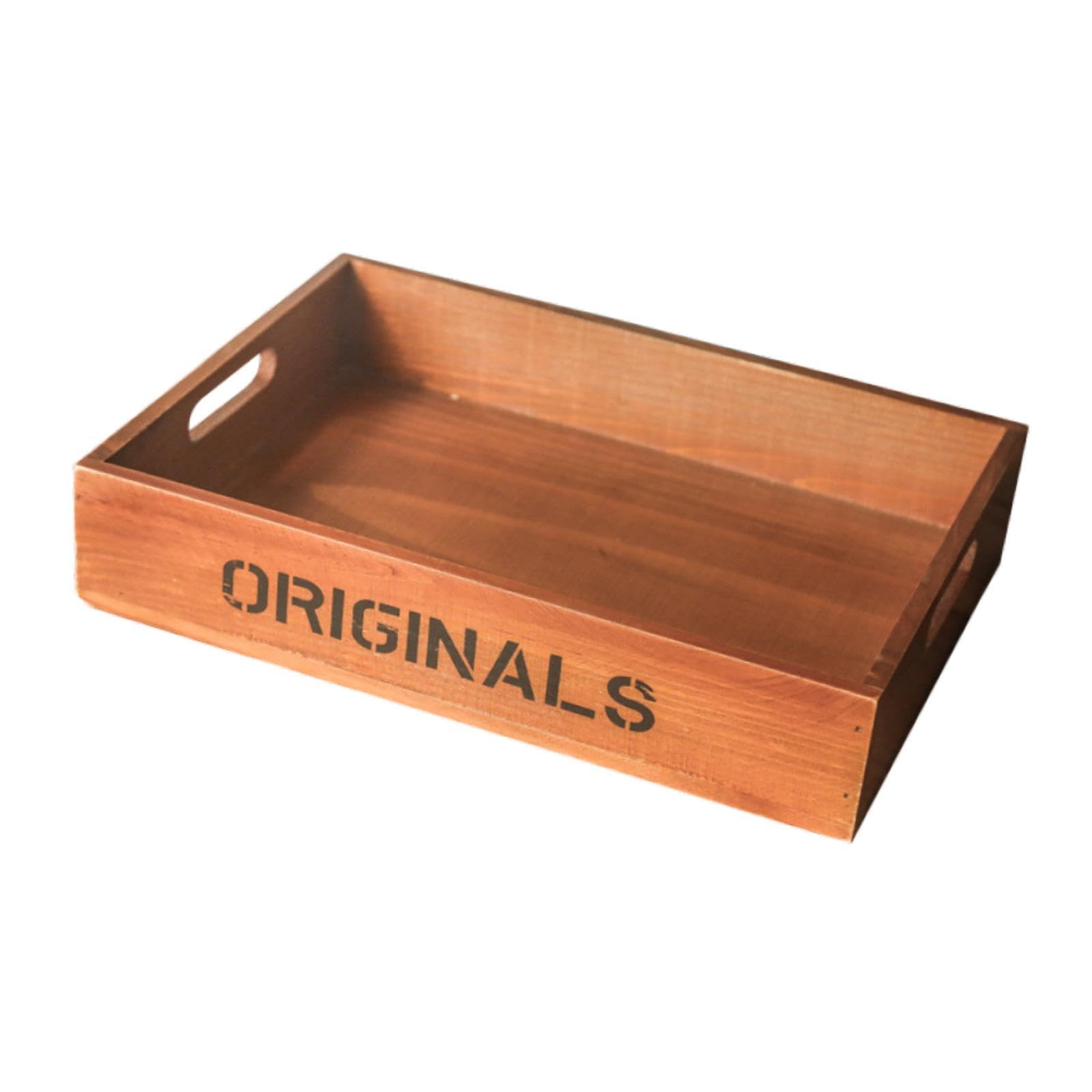 ATORSE™ Wood Tray Vanity Storage Tray Rectangle Serving Tray for Office Bedroom Desk|Home & Garden | Household Supplies & Cleaning | Home Organization | Storage Boxes 1