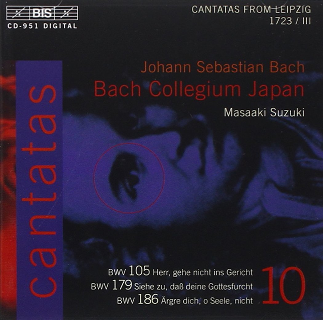 Bach: Cantatas, Vol 10 (BWV 105, 179, 186) /Bach Collegium Japan · Suzuki