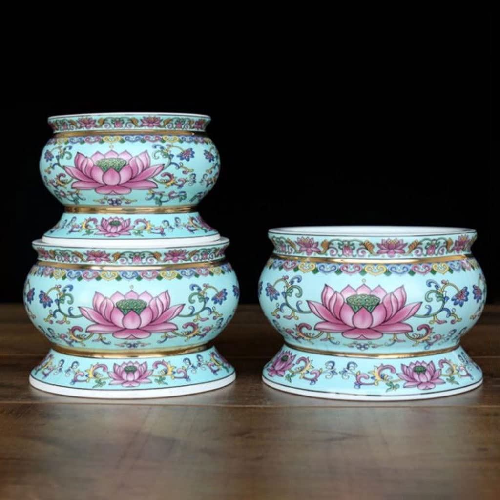 Uchwyt na kadzidło w kształcie stożka, Ceramiczny palnik na kadzidło z lotosu, wiele rozmiarów
