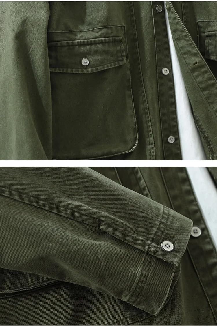 Japanese-style Men's Workwear Jacket Spring Loose-fit Casual Coat Outerwear