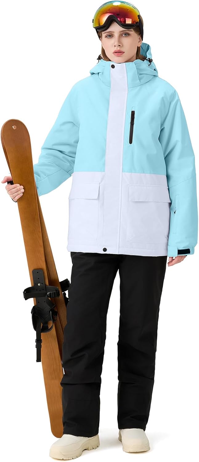 RIUIYELE Women's Ski Jackets and Pants Set Waterproof Insulated Snowsuit Winter Warm Skisuit Fashion Snowboarding Snow Coat - Image 5