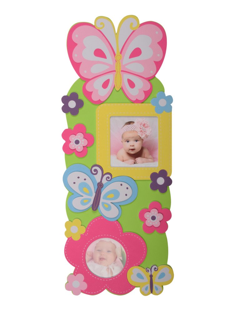 Offspring Kids Room Photo Frame Wall Stickers, Butterfly, Multicolor