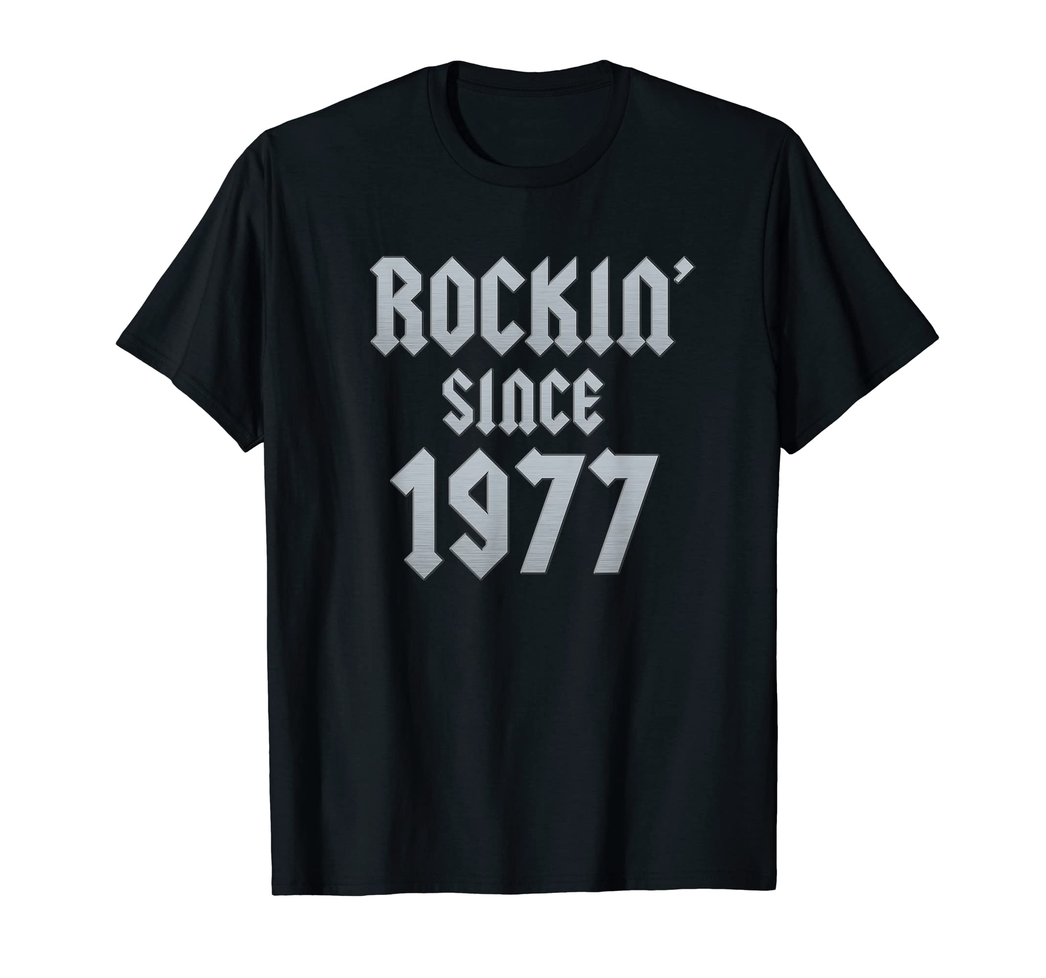 BORN46 Year Old: Classic Rock 1977 46th Birthday T-Shirt