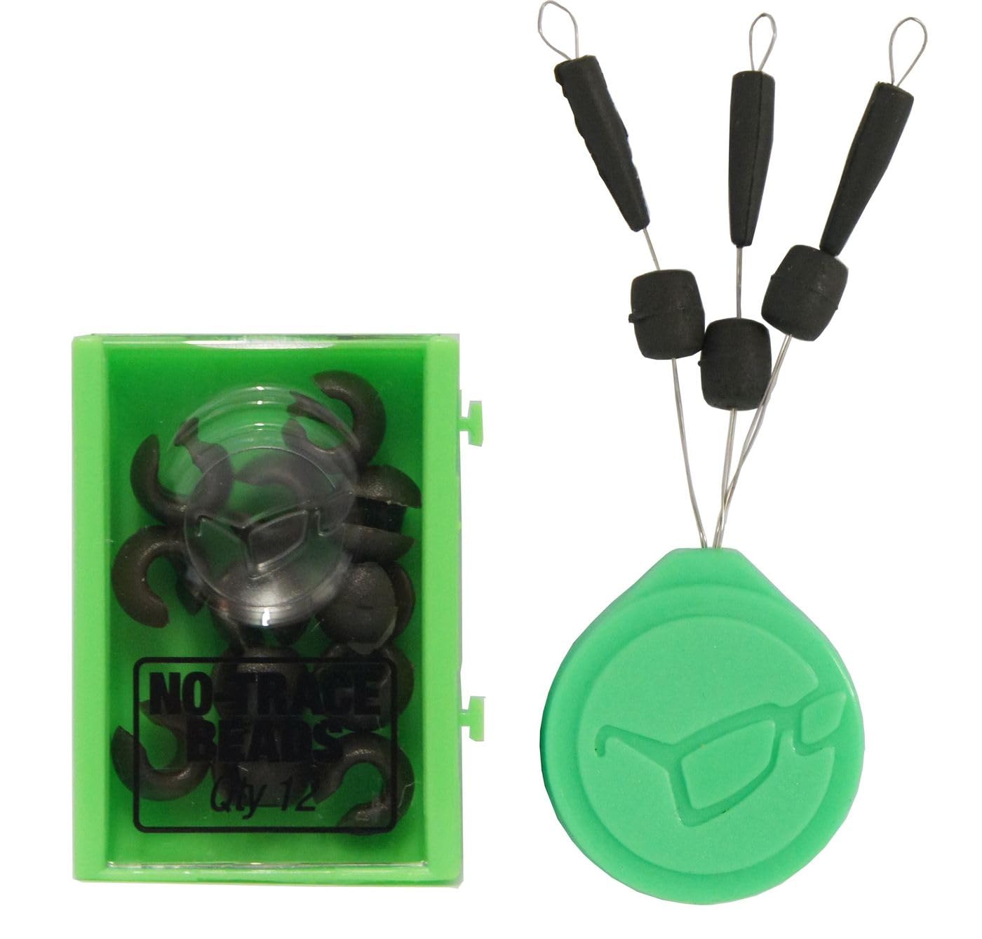 Korda Naked Chod System, Kit for Fishing Naked Chod Rigs, Pack of 3, Plastic Material, Features No Trace Bead, Safely Ejects Hook Link, Easy Setup for Fishing Enthusiasts