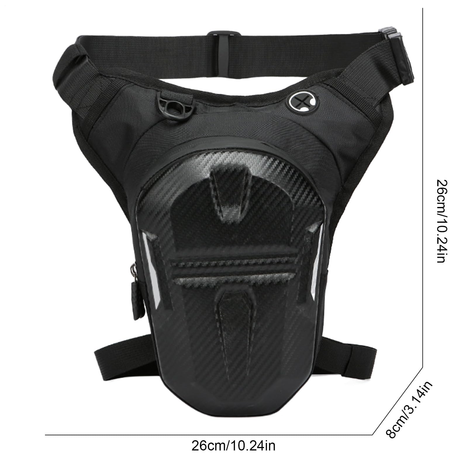 Sacoche De Jambe Moto, Sacs De Ceinture pour Homme Et Femme, Imperméable Sac À Bandoulière, Multifonctionnel Sacoche De Cuisse Motos, pour Moto, Cyclisme, Randonnée, Pêche