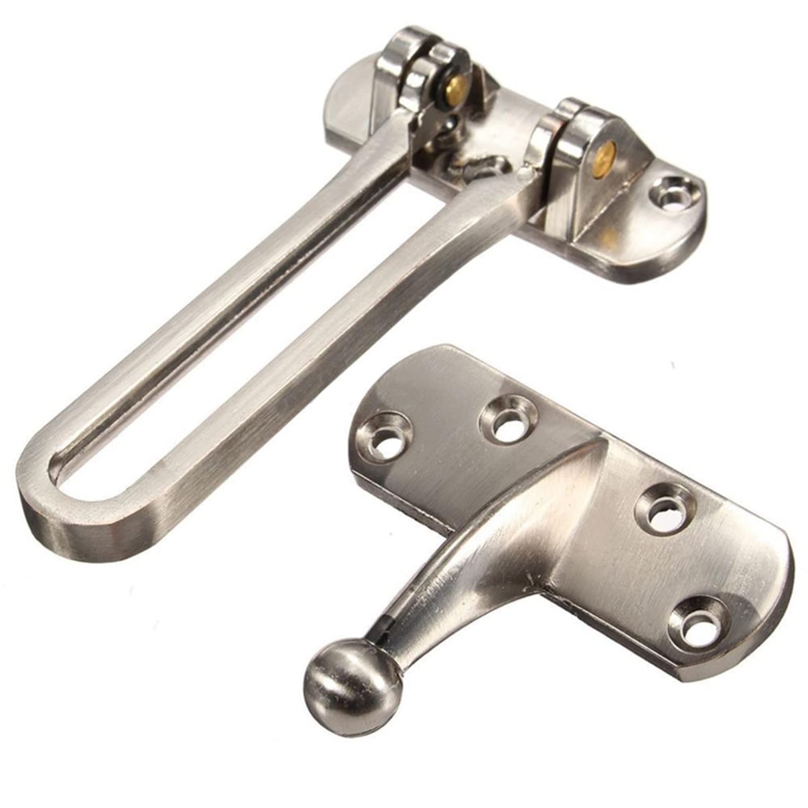 SFJSFIMQ Chain Lock Zinc Alloy latches are Used for Home Security Anti-Theft Locks are Used for Doors, Doors, Windows, cabinets, Hotels,
