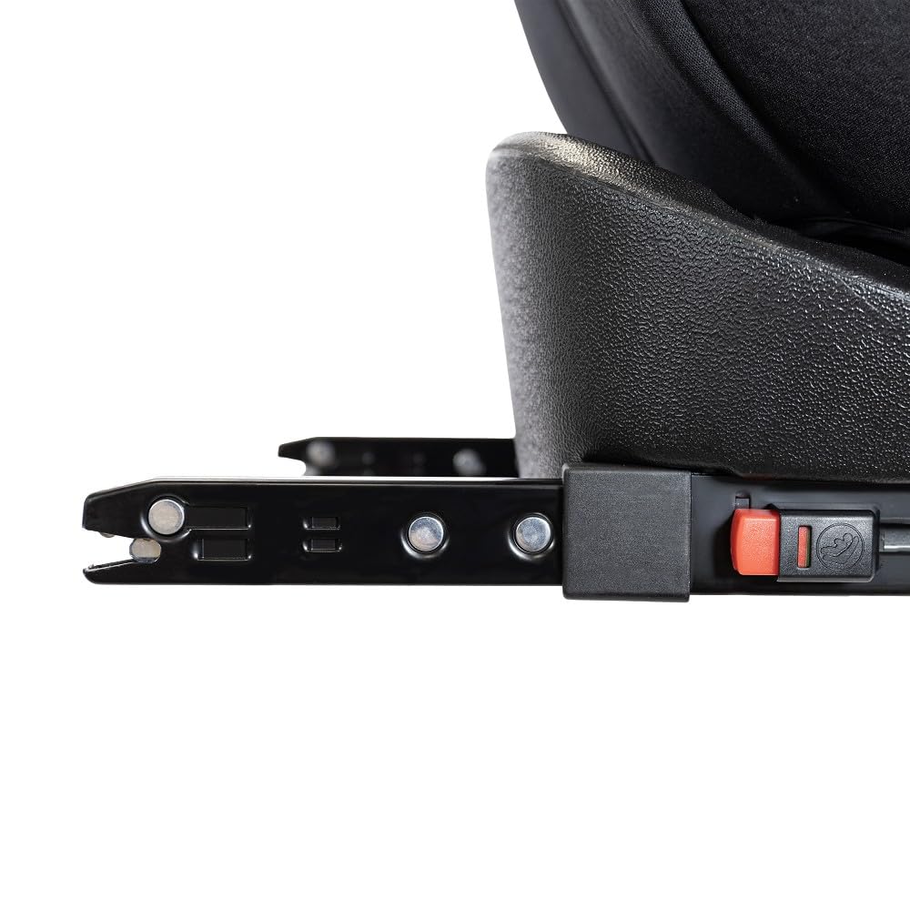 Interbaby Silla Coche Bebé PAX i-Size ISOFIX 360° Grupo 0+1+2+3 (Negro) | Silla auto giratoria 360 reclinable 40-150 cm, reductor recién nacido, protección lateral SPS, pata de apoyo