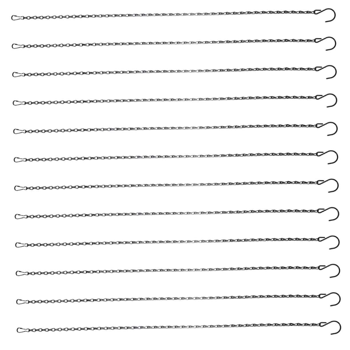 BESPORTBLE 40pezzi Catena Per Fioriere Sospese Ganci Catena Per Piante Mangiatoie Per Uccelli e Decorazioni Da Esterno
