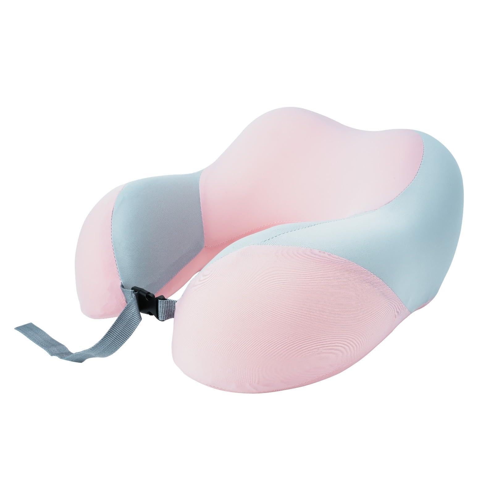 Swadhin Premium Neck Pillow for Travelling Airplane Travel Pillow Comfortable Head Rest Neck Holder Pillow (Pink)-picture-27