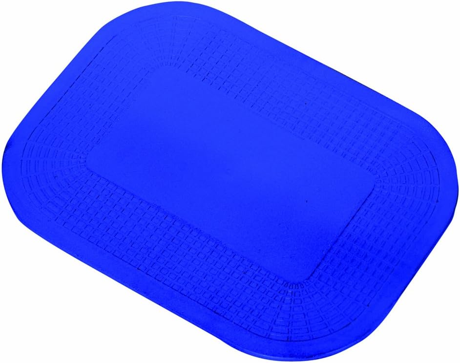 50-1592B Non-Slip Rectangular Pad, 15" x 18", Blue