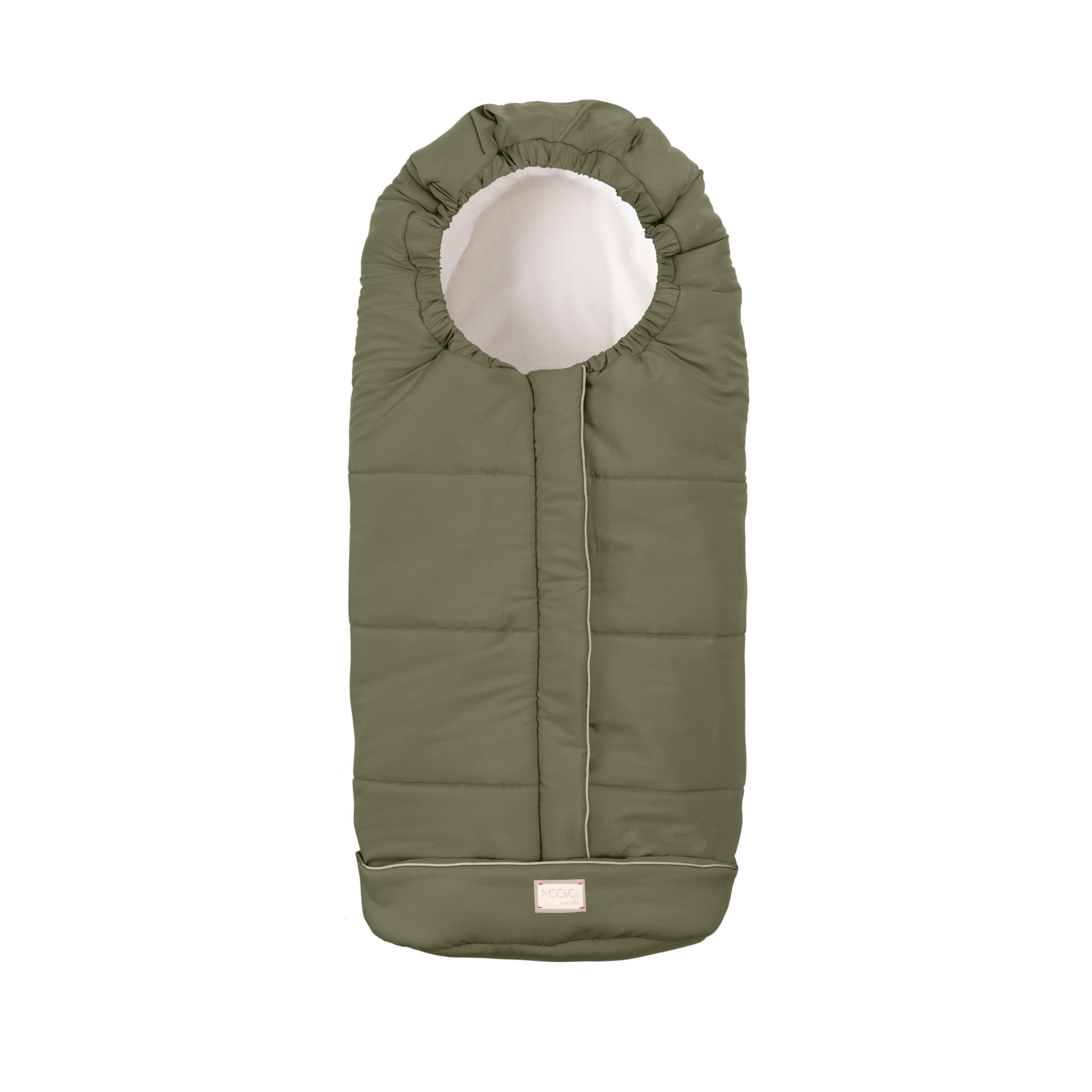 Nuvita 9545 Junior City | Sacco Universale per Passeggino | Perfetto per Bambini da 6 a 36 Mesi (100 cm) | Tessuto Vellutato e Massimo Comfort per il Tuo Bambino fino a -10°C | Verde Salvia