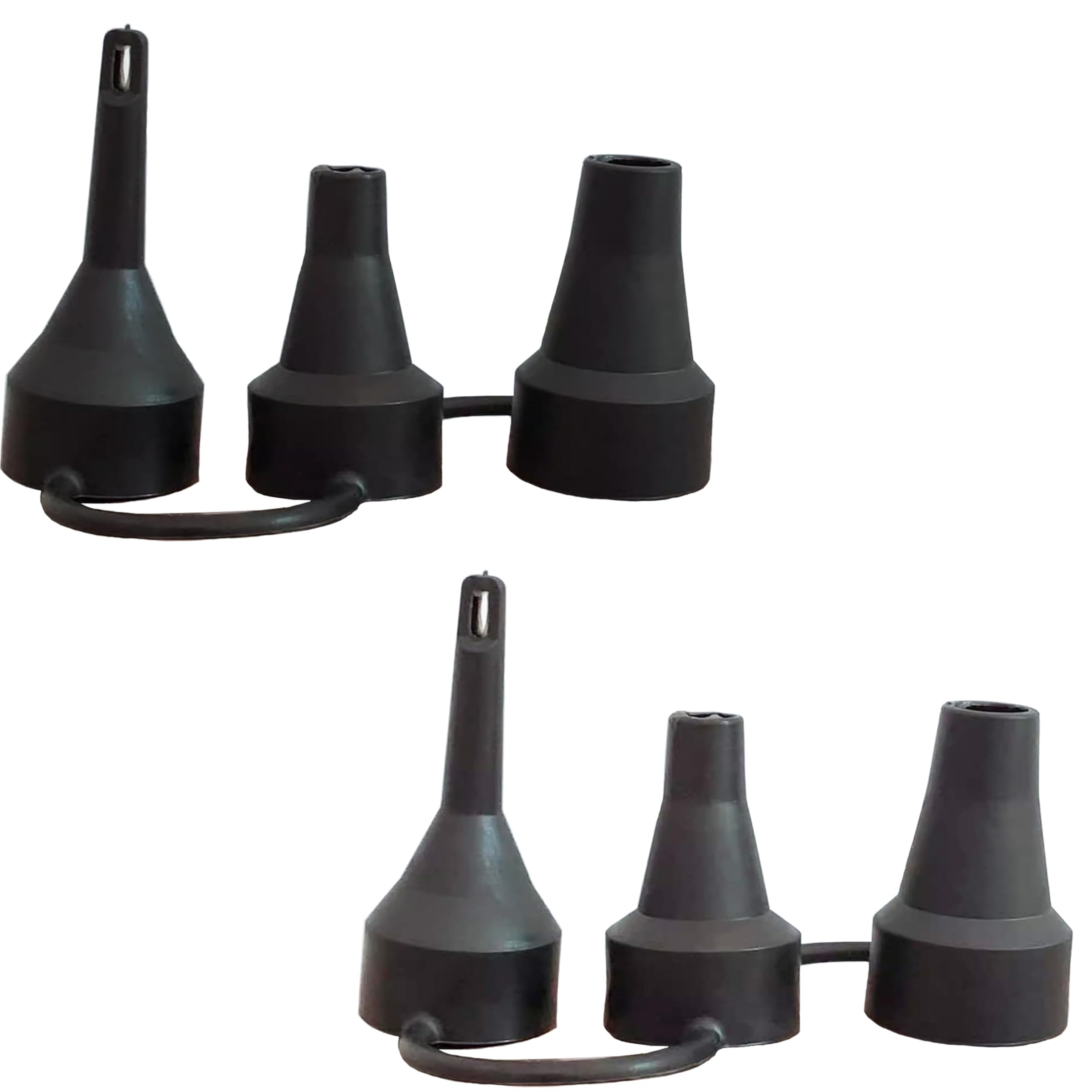 YIAOSUA 2 Pack Air Pump Replacement Nozzles Inflatable Pump Nozzles Head Inflator Adaptor Accessory Fits Partial Air Mattress