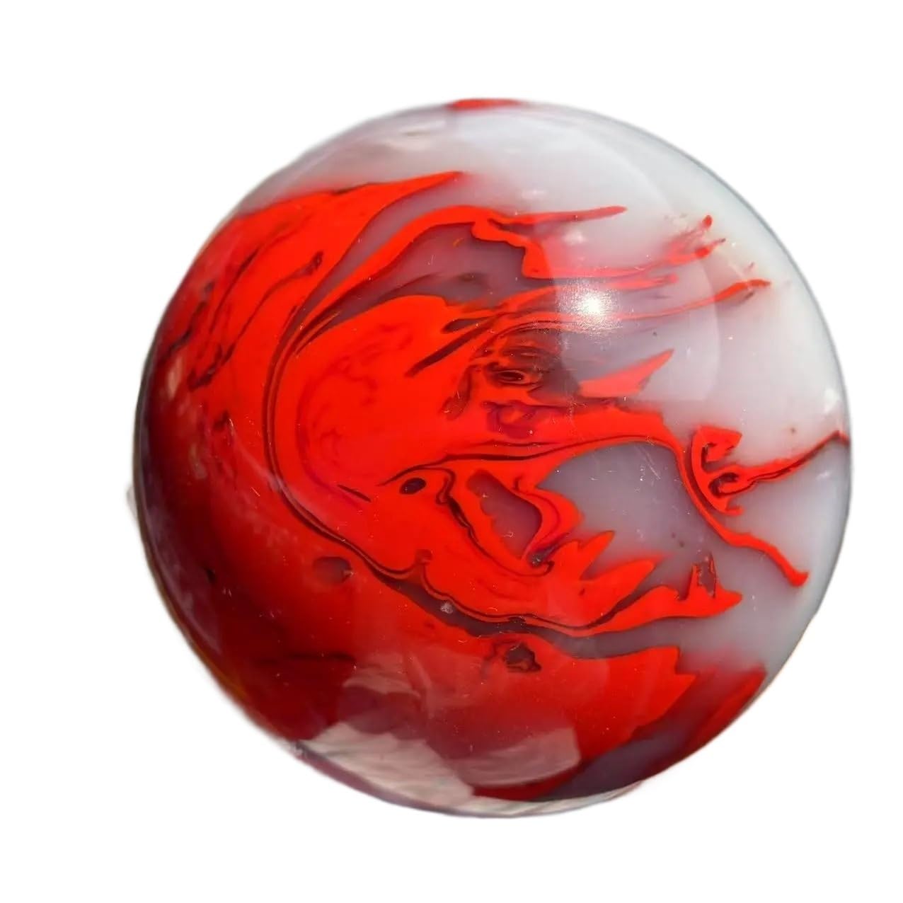 AARTERZZA 1pc 900-1000g Flame Phoenix-Shaped Agate Sphere Gemstone Spiritual Home and Office Decoration