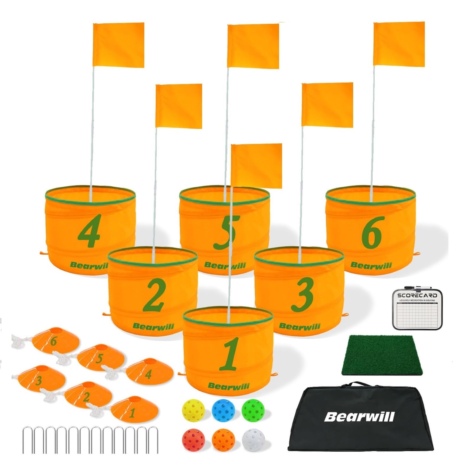 Photo 1 of Bearwill 6-Hole Portable Golf Bucket Game