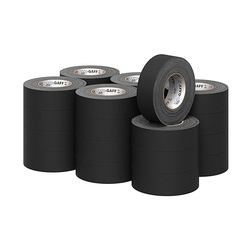 ProTapes Pro Gaff - Cinta adhesiva plástica mate con adhesivo de goma 11mil de grosor 55yardas de longitud