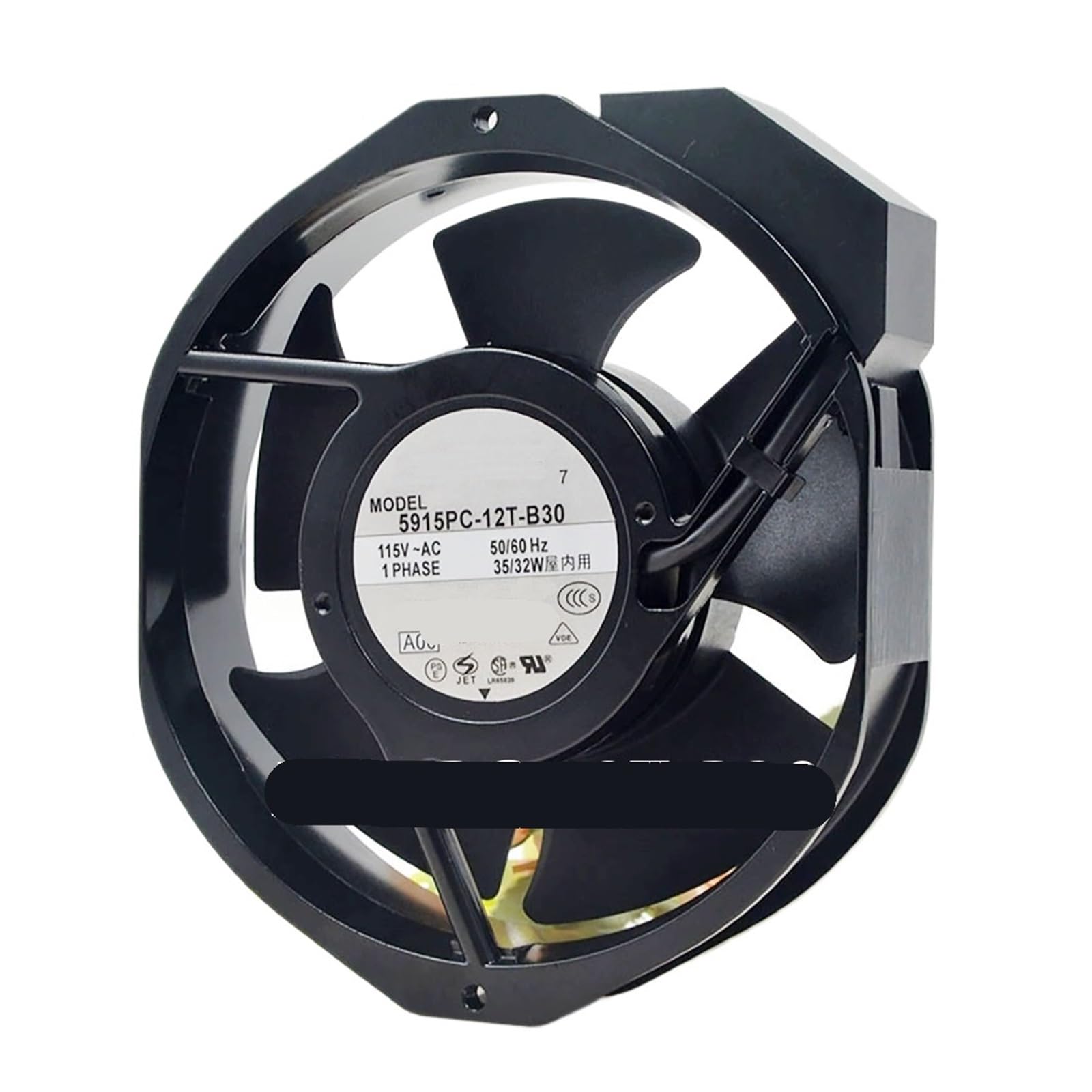 YLPWKMVZ Server Driver Fan 115V 35/32W 172 * 150 * 38MM 5915PC-12T-B30 Axial Cooling 15038PB-A1L-EP