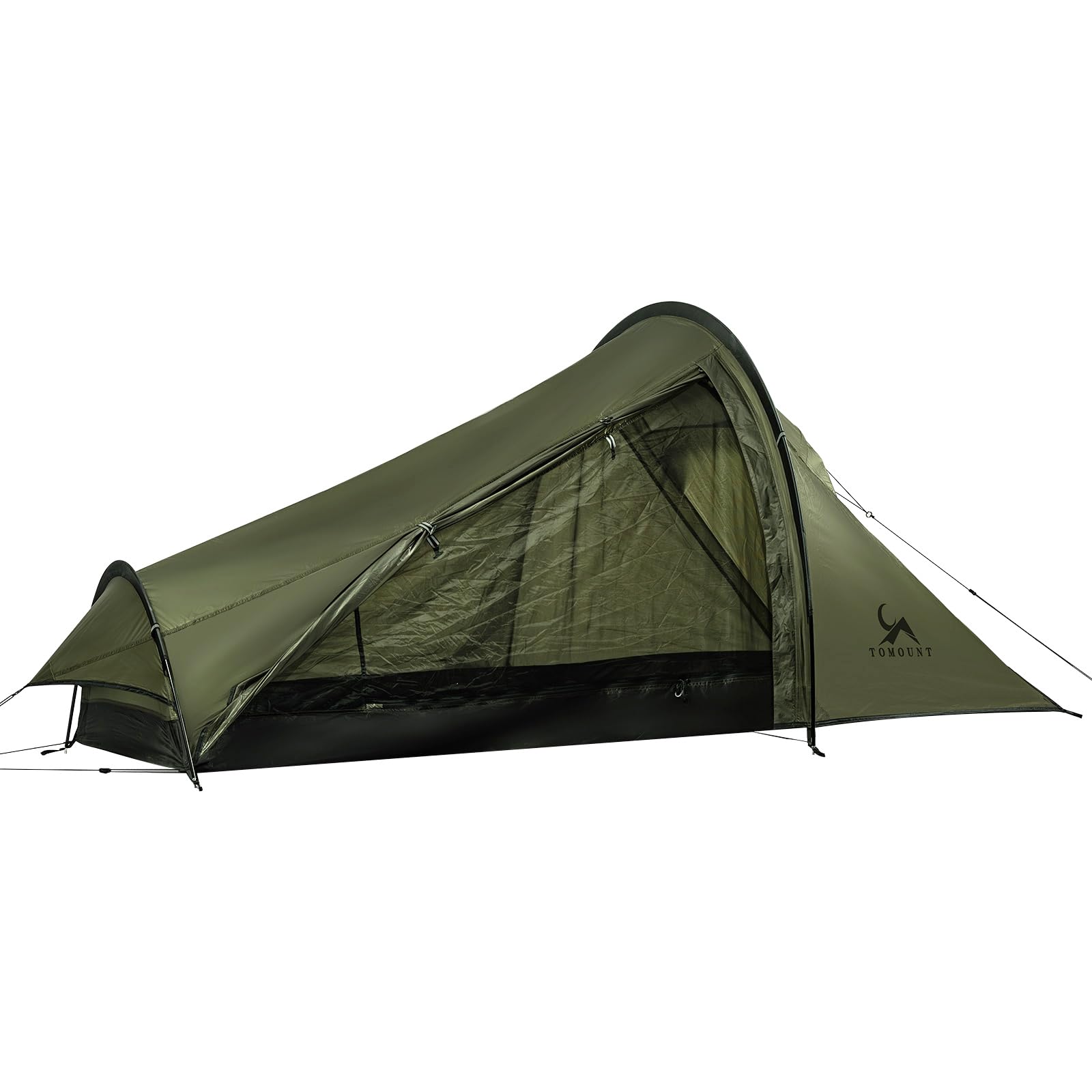 TOMOUNT Ultralight Biwaksack Nylon Bivy Zelt 1 Person wasserdichtes kleines Packmaß Trekkingzelt EIN-Man Zelt für Hikking, Camping, Outdoor, Klettern mit Rucksack
