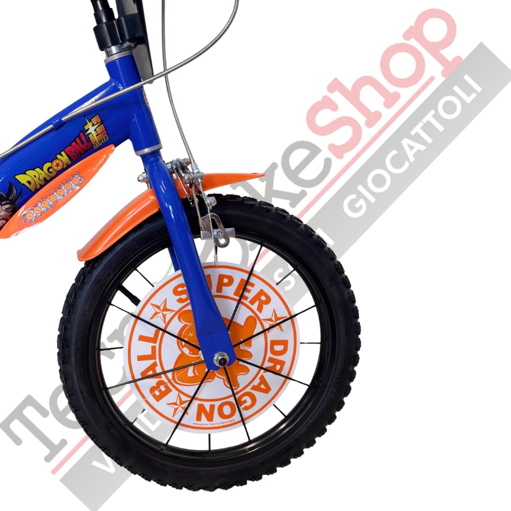 Bici per Bambino Bicicletta Dino Bikes Dragon Ball Taglia 12" - 14" - 16"