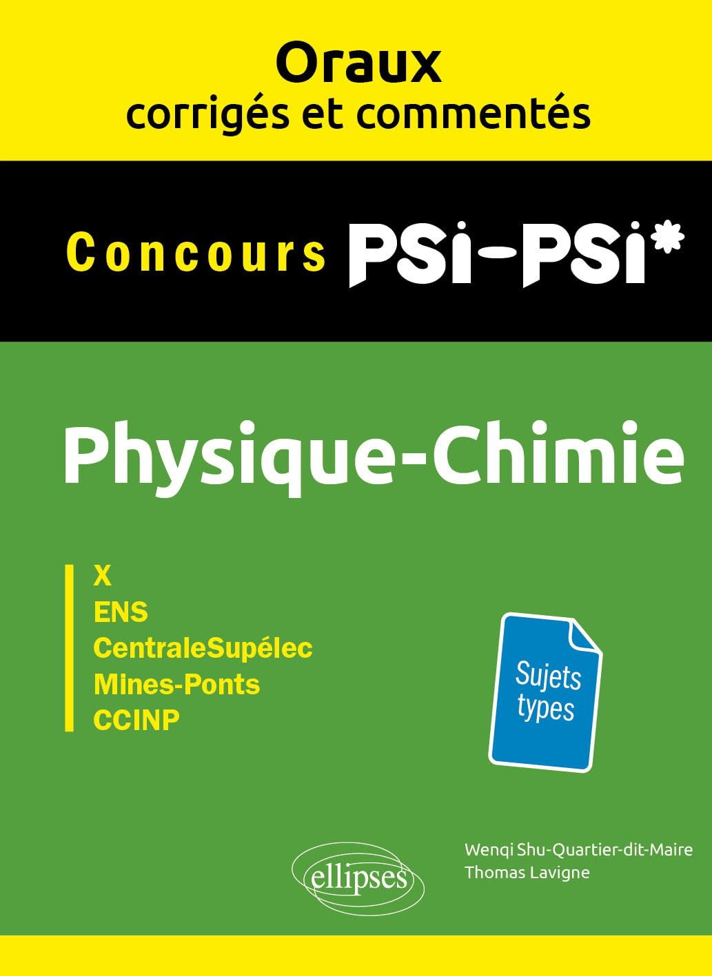 Physique-Chimie Concours PSI/PSI*