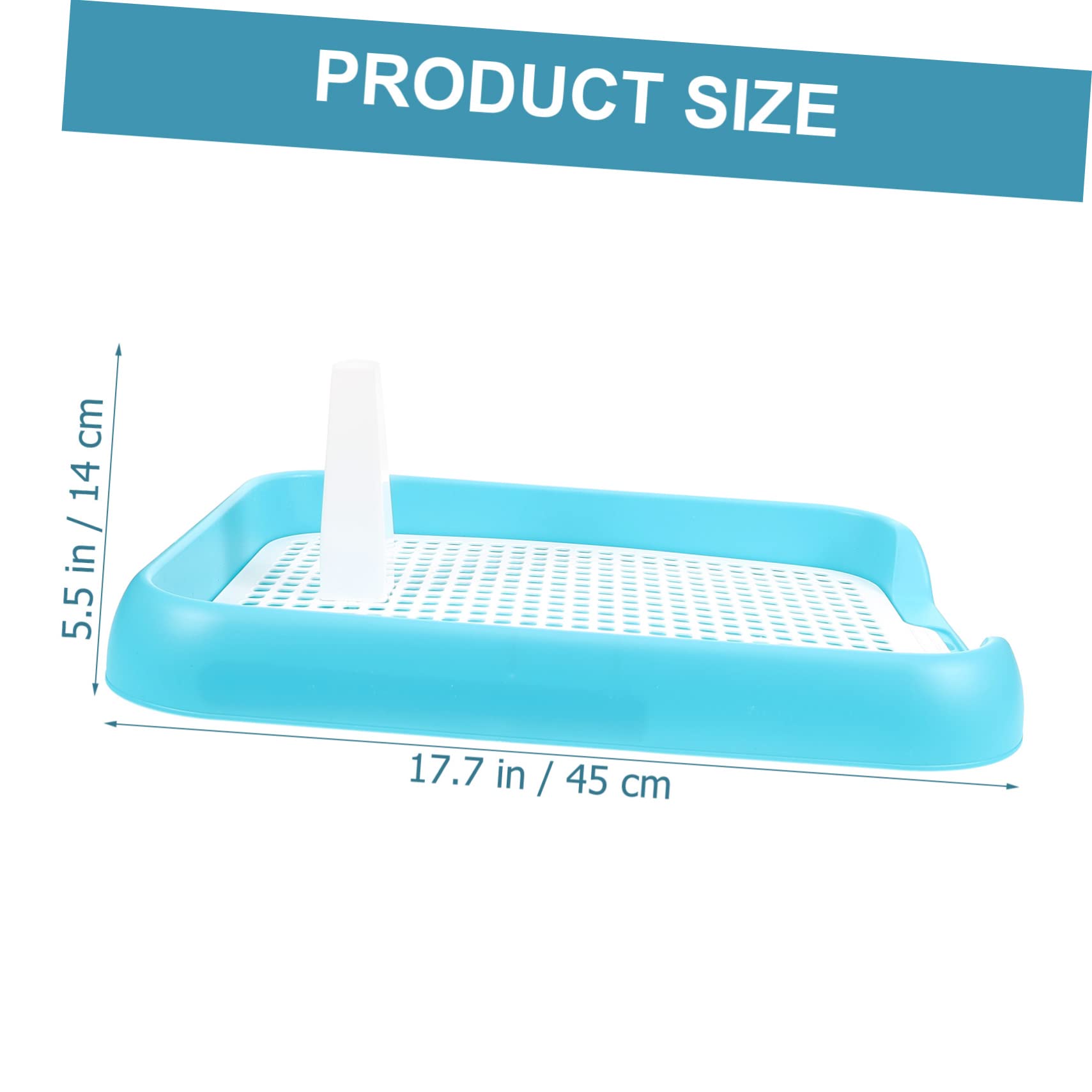 Abaodam Dog Pee Stop for Indoor Puppies Thickened Plastic Puppy Toilet Train Potty Portable Pet Supply