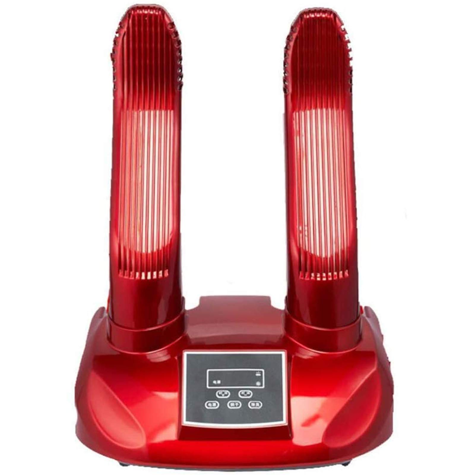 Asciugascarpe, asciuga Scarponi Timer Asciuga Guanti Scaldascarponi ad Aria forzata Portatile Regolabile Rack-Rosso Meccanico 29x22.5x41.5cm(11x9x16inch) (Rosso Intelligente)