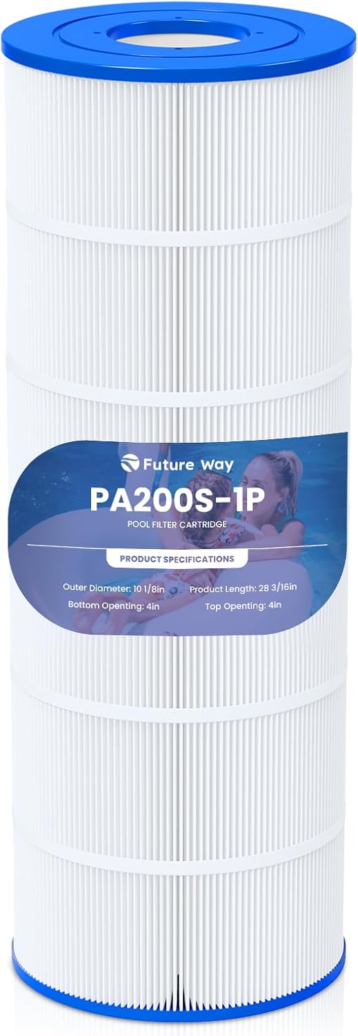 Future Way C200S Pool Filter Cartridge Replacement for Hayward C200S, Replace Hayward CX200XRE, Pleatco PA200S, 200 sq. ft