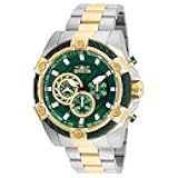 Men's Bolt Quartz Chronograph 52mm Watch with Stainless-Steel Strap, Gold, 25.2