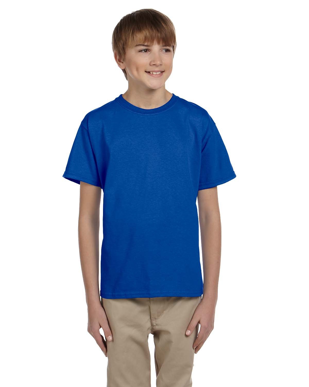 Gildan ® - Youth Heavy Cotton ™ 100% Cotton T-Shirt. 5000B - [Sky]