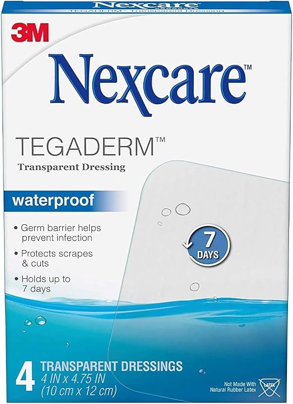 Tegaderm Transparent Dressings 4 Inches X 4 4 Inches