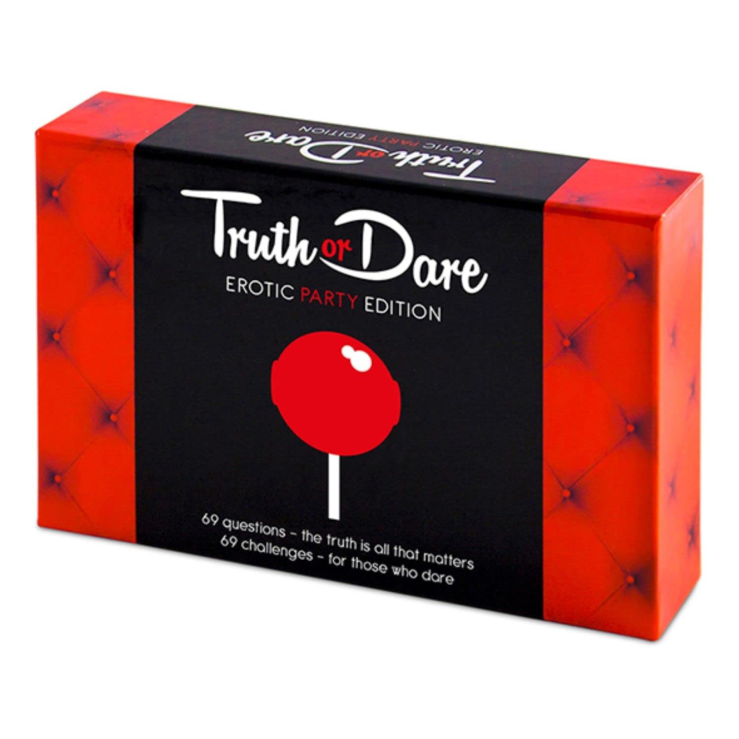 Tease & Please Truth or Dare Erotic Party Edition (EN) - Erotic Adult Games for an Exciting Game Night - Truth or Dare Game Adult with 69 Questions and Challenges