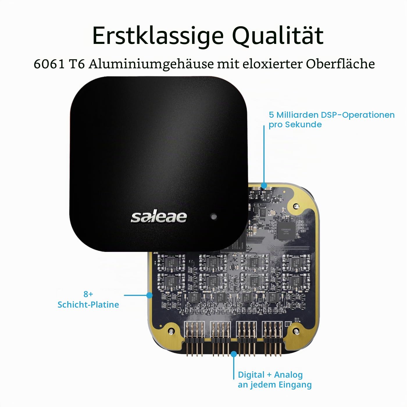 Logic Pro 16 (Schwarz) - Saleae Logikanalysator, 16 Kanäle