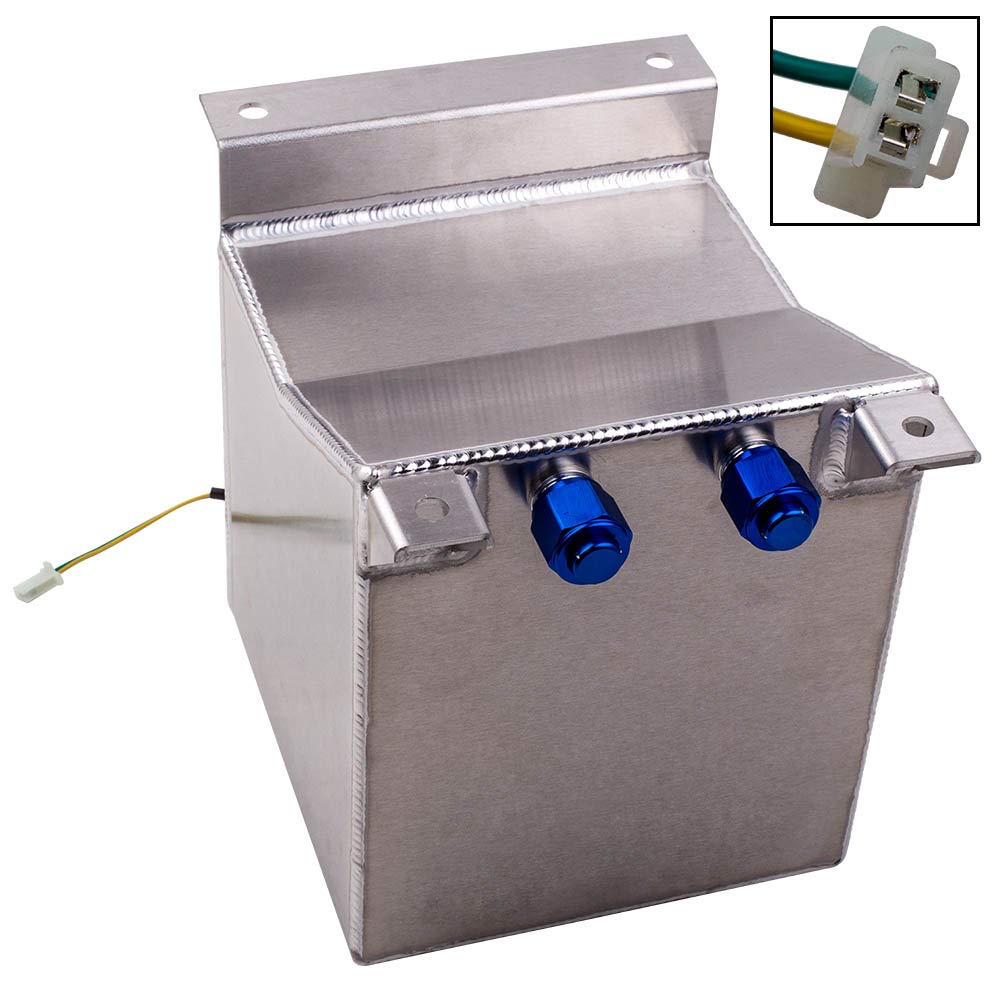 maXpeedingrods Depósito de pilas de combustible universal de aluminio de 10 L/2,5 galones con sensor de llenado