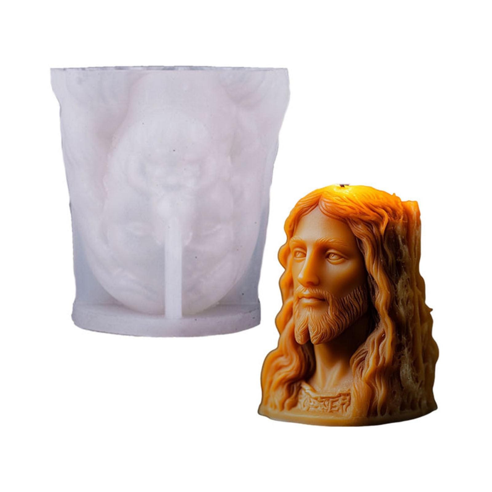 Zxfdsfdbnm Graceful Spiritual Shape Silicone Form Strong Enduring Substance Perfect for Items and Projects Multi Use Silicone Mold