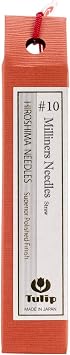 Sewline Tulip Milliners/Straw Needles, Size-10, 6/Pack