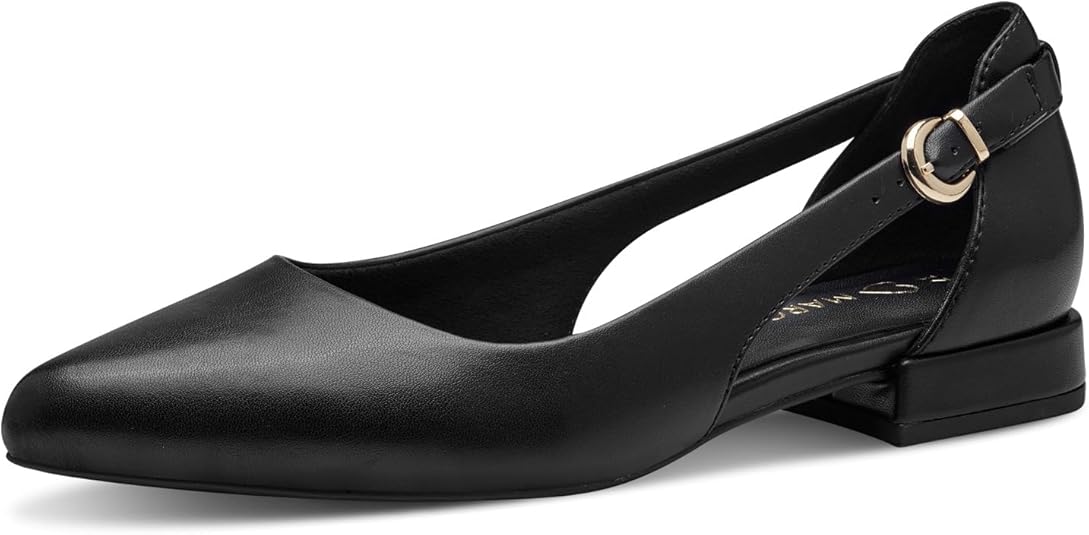 MARCO TOZZI Ballet Flat by Guido Maria Kretschmer 2-22135-42 dames, Black, 37 EU