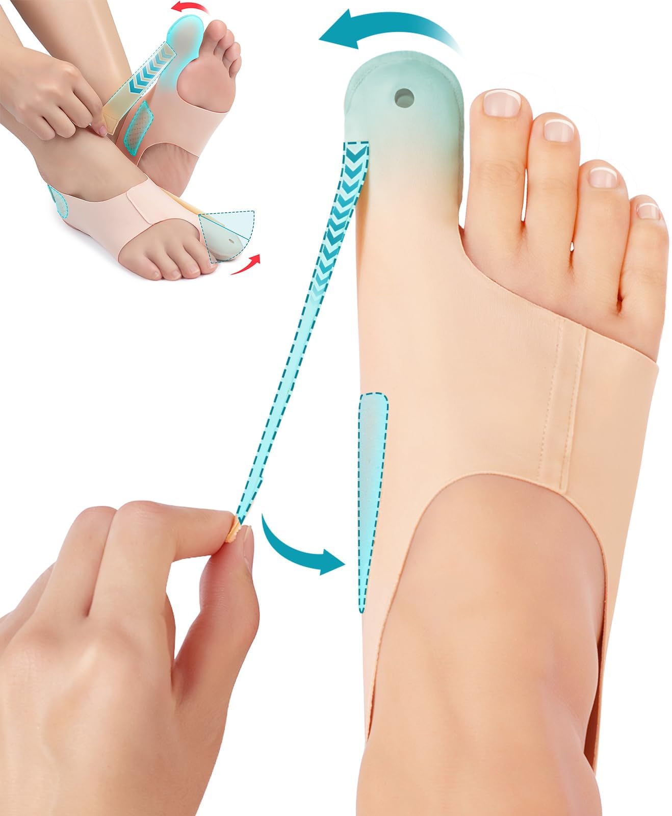 Galera Bunion Corrector for Women and Men，Toe Separators to