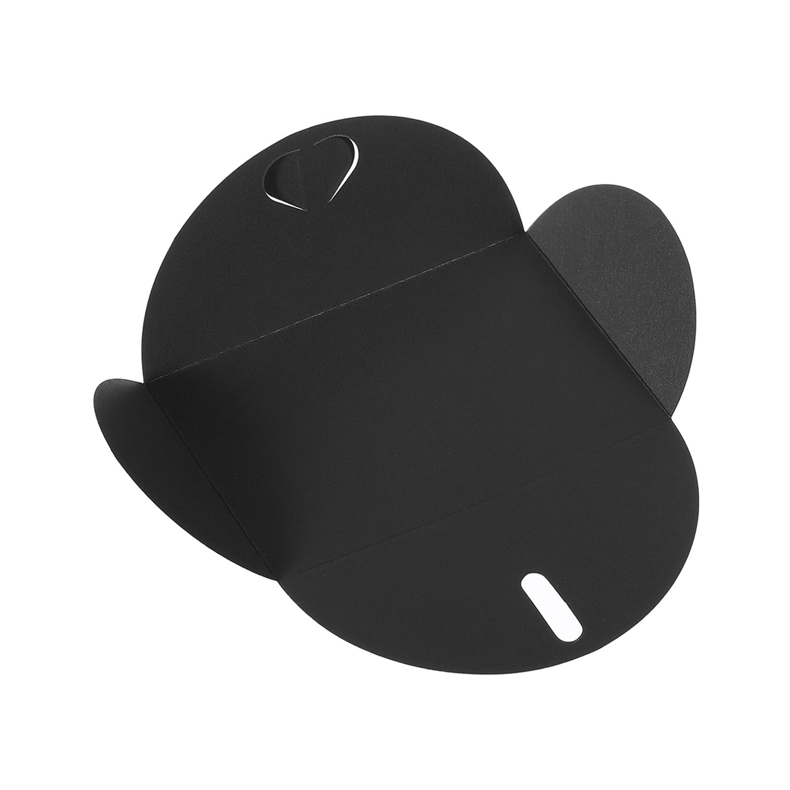 PATIKIL Gift Card Envelopes, 12 Pack Heart Shaped Clasp Small Gift Cards Holder Mini Envelope for Birthdays Weddings Black - Image 4