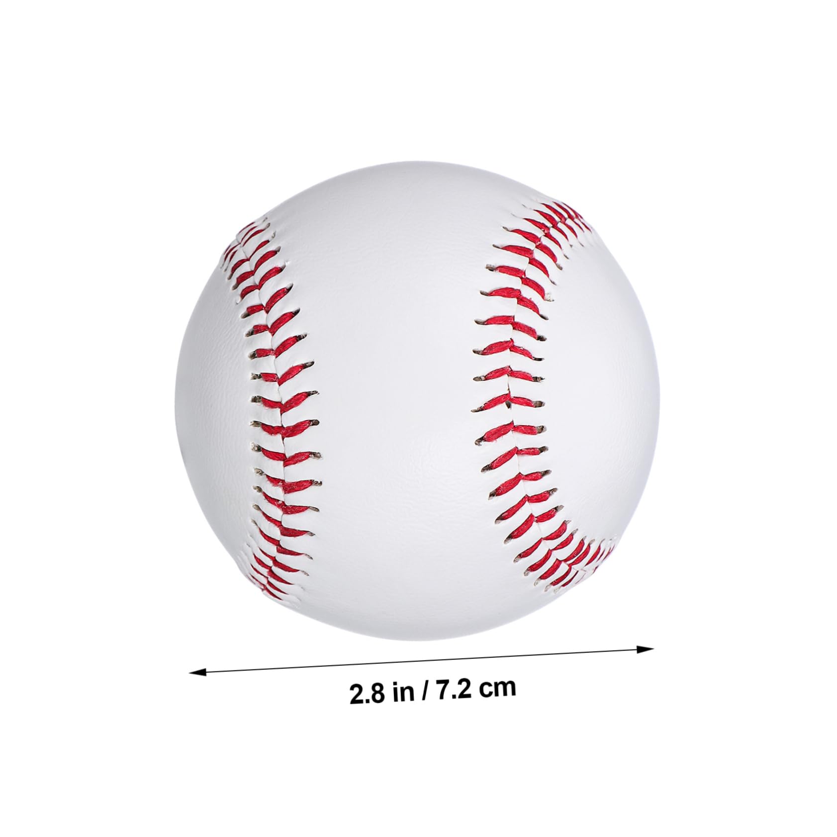 TOYANDONA Pelotas de Béisbol de Práctica en Color Claro PVC, 12 Piezas