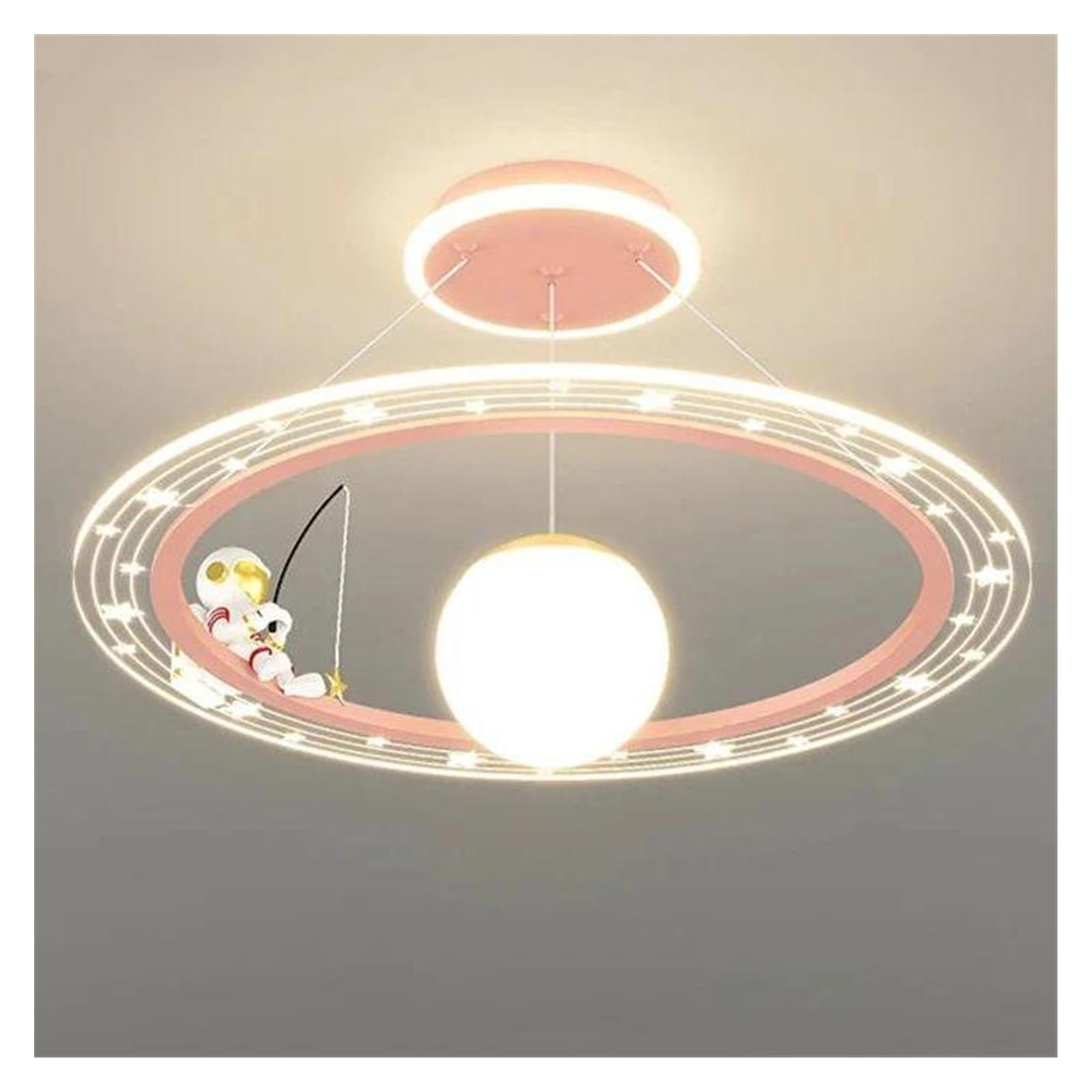 KLXSIVU Chandelier Light, Modern Children Led for Living Restaurant Room Nursery Child Bedroom Home Decoration Hanging Lamp Lusters Fixture