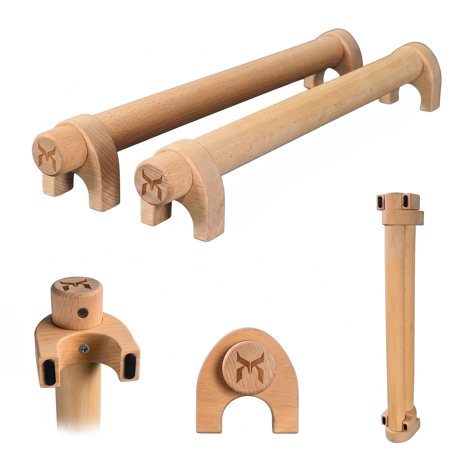 Kensui YinYang PRO XL Wooden Push Up Bars (Pair)
