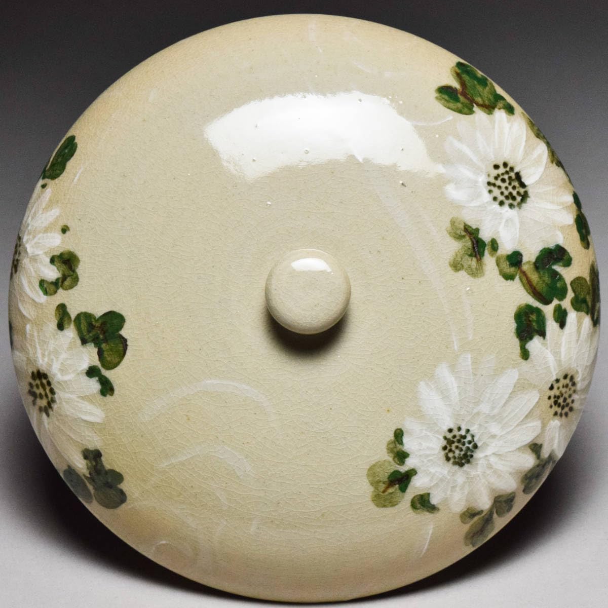 Amazon.co.jp: 赤膚山大塩正松造詩詠み色絵菊文喰籠共箱茶道具赤膚焼