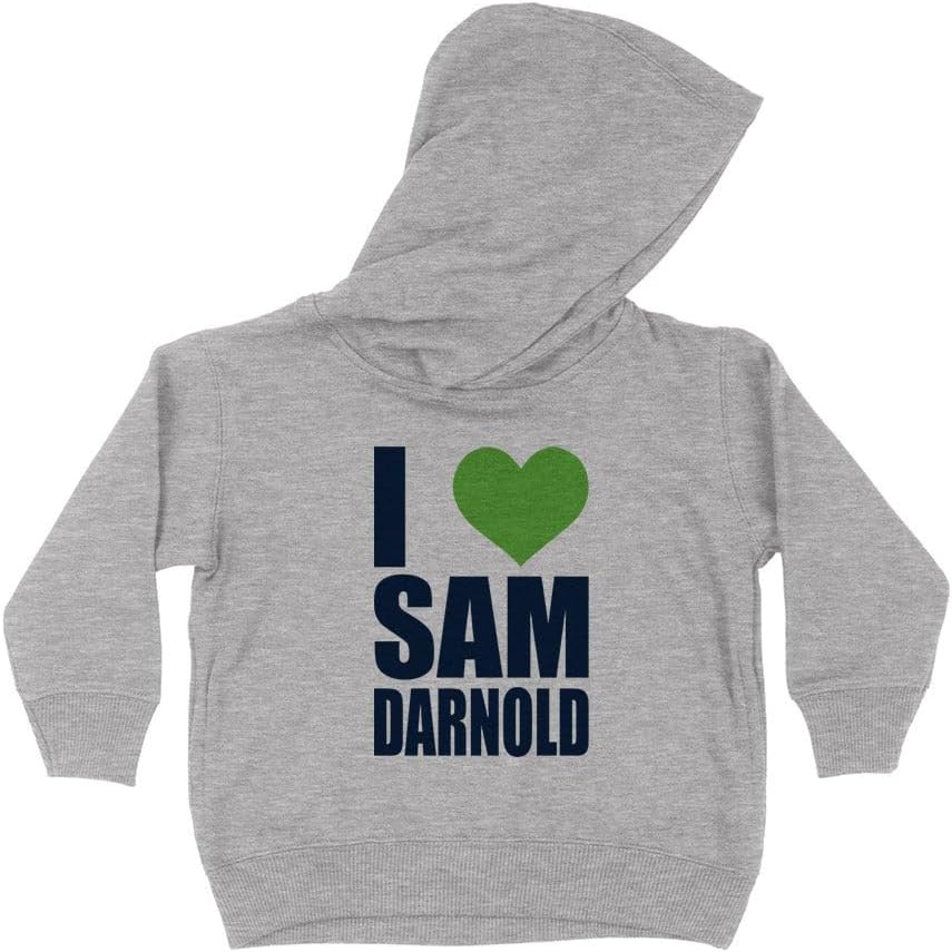 TeesAndTankYou I Heart Sam Darnold Kids Hoodie Sweatshirt Toddler