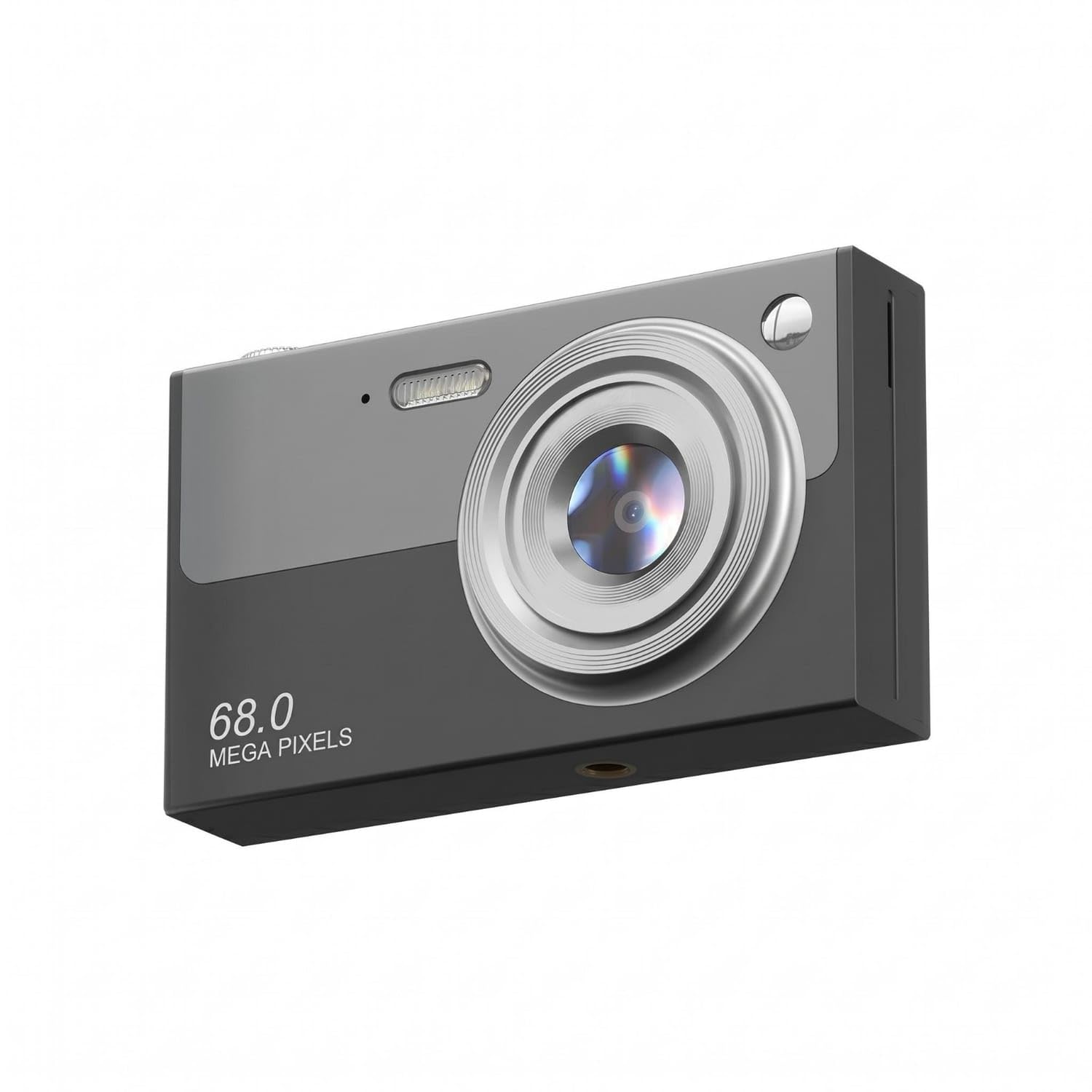 68mp twin lens selfie camera compact wireless digital camera | portable digital camera | great for flexible front- and rear-facing | available in black | makes a thoughtful gift for any