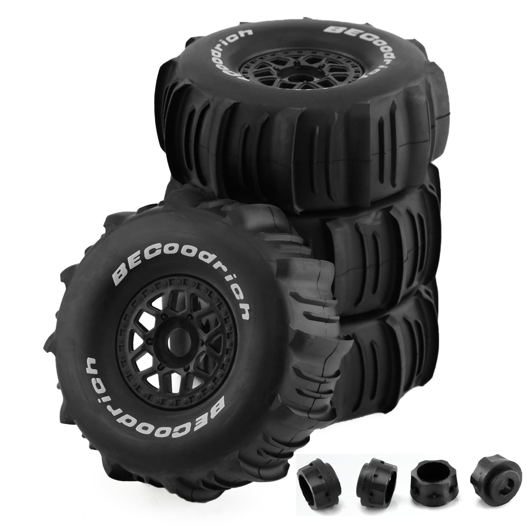 Pneus buggy désert 17mm pour buggy et camion RC 1/7 1/8 - 8