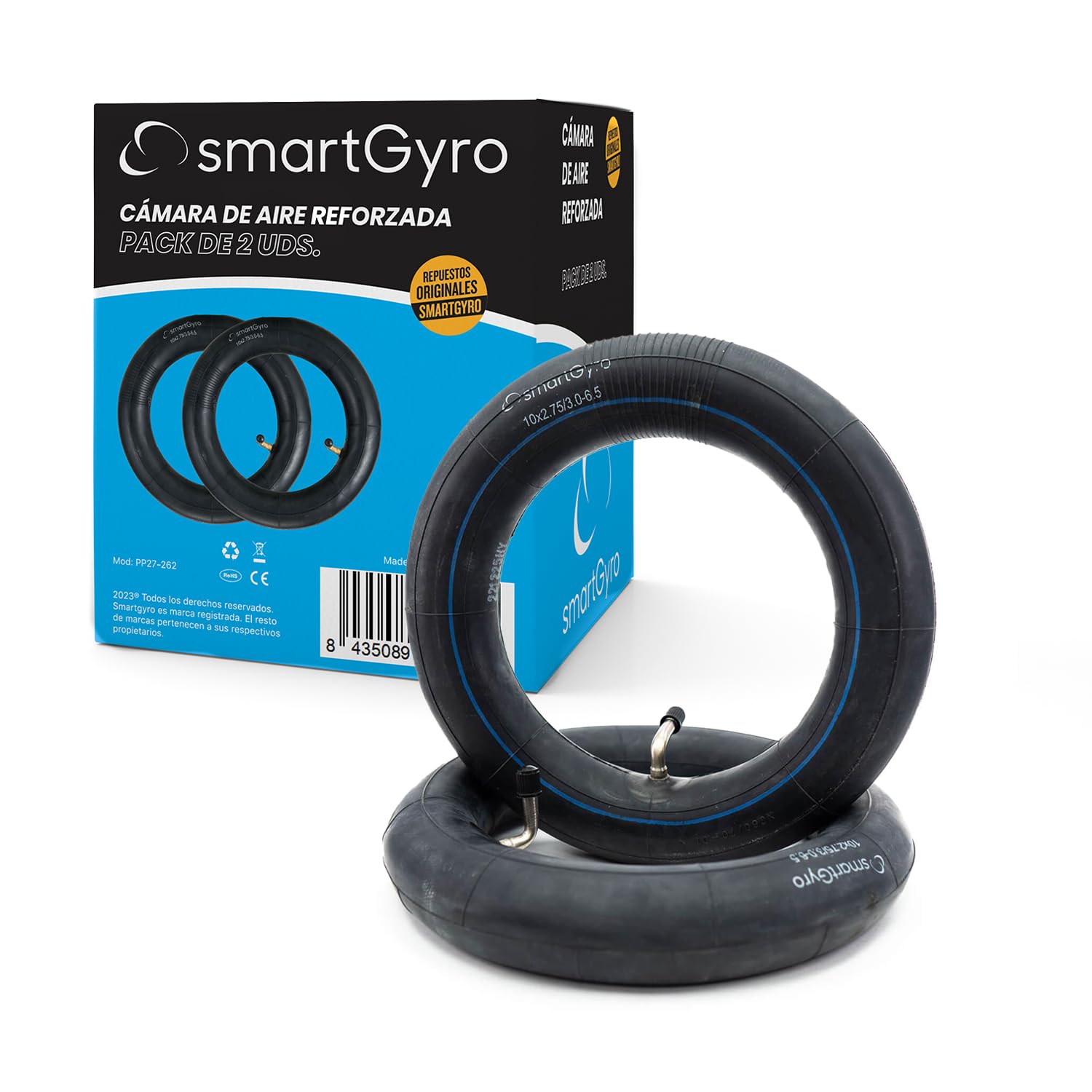 SMARTGYROReplacement Original – Pack of 2 Reinforced Air Chambers for SmartGyro Speedway, Rockway and Crossover (Not Tubeless)