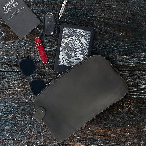 Hide & Drink, Bolsa utilitária grande rústica multiuso para cabos e carregadores, bolsa de viagem, b
