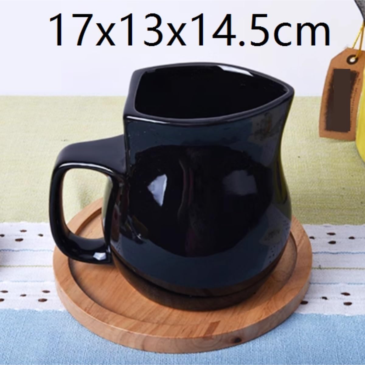 MRKU Pot à Lait, saucière, Tasse à Eau, pichet, crémier, Distributeur de café, sucrier, Seau à jus créatif en céramique de Style européen