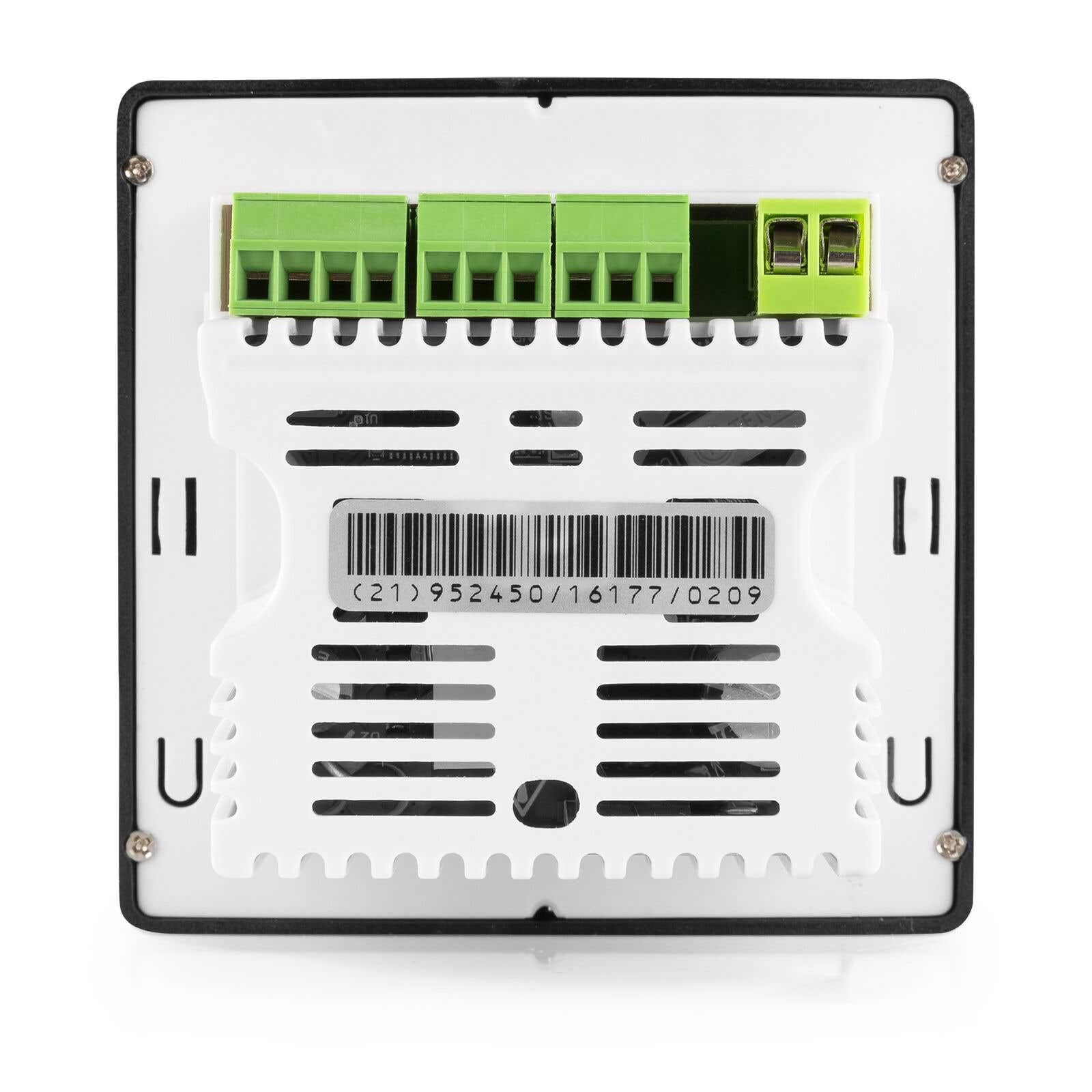 Power Dynamics Powerline A50B Pack Amplificateur Mural avec 2 Enceintes de Salle de Bain - 80 Watts, Câbles Inclus, BT 5.0, USB et Micro SD, Écran Tactile, Idéal pour Sonorisation de la Maison | Protection IPX5, convient pour les zones humides, lecture sa