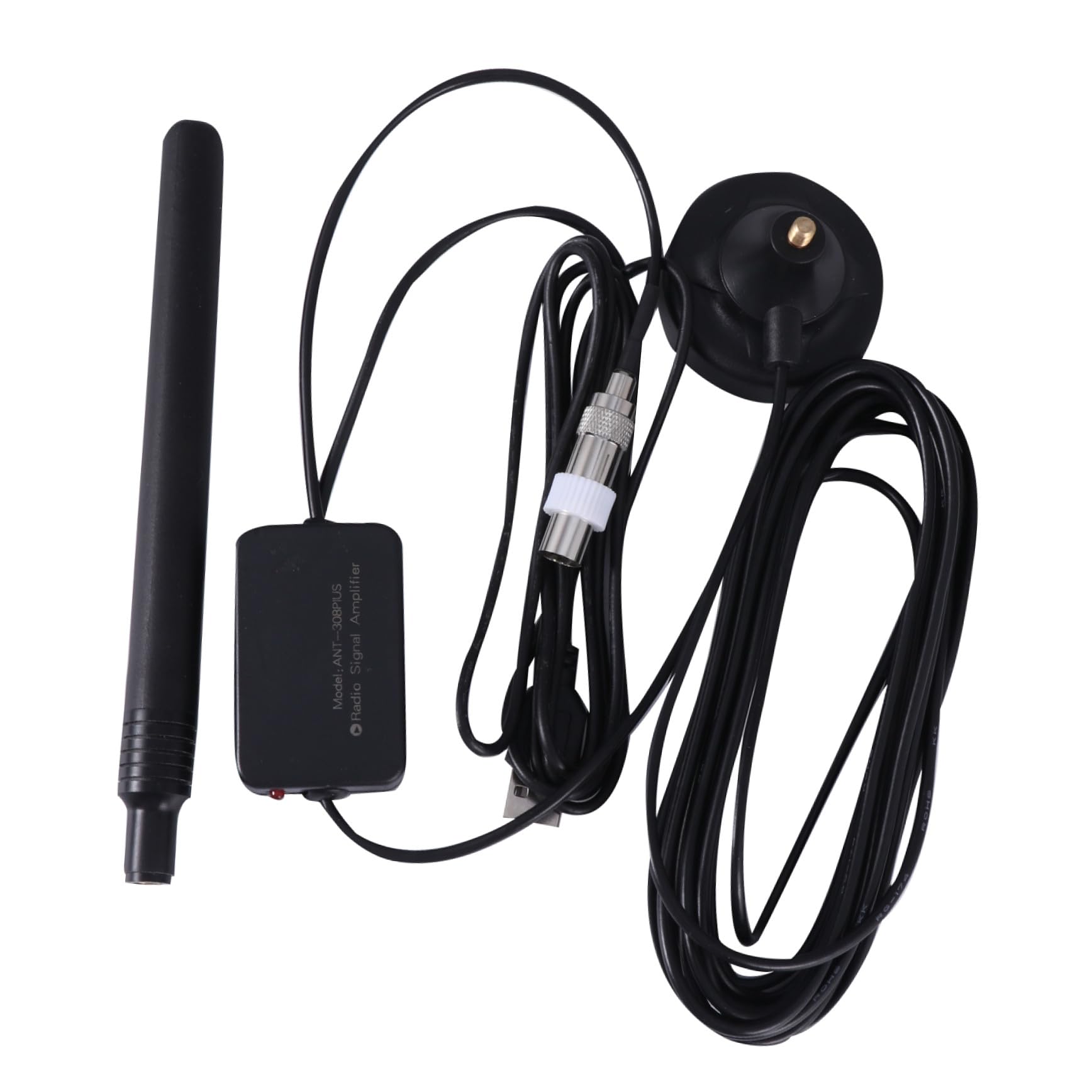 POPETPOP Antena De Radio Mejorada Ant-Plus para Hogar Antena Duradera y De Señal De Radio Negro