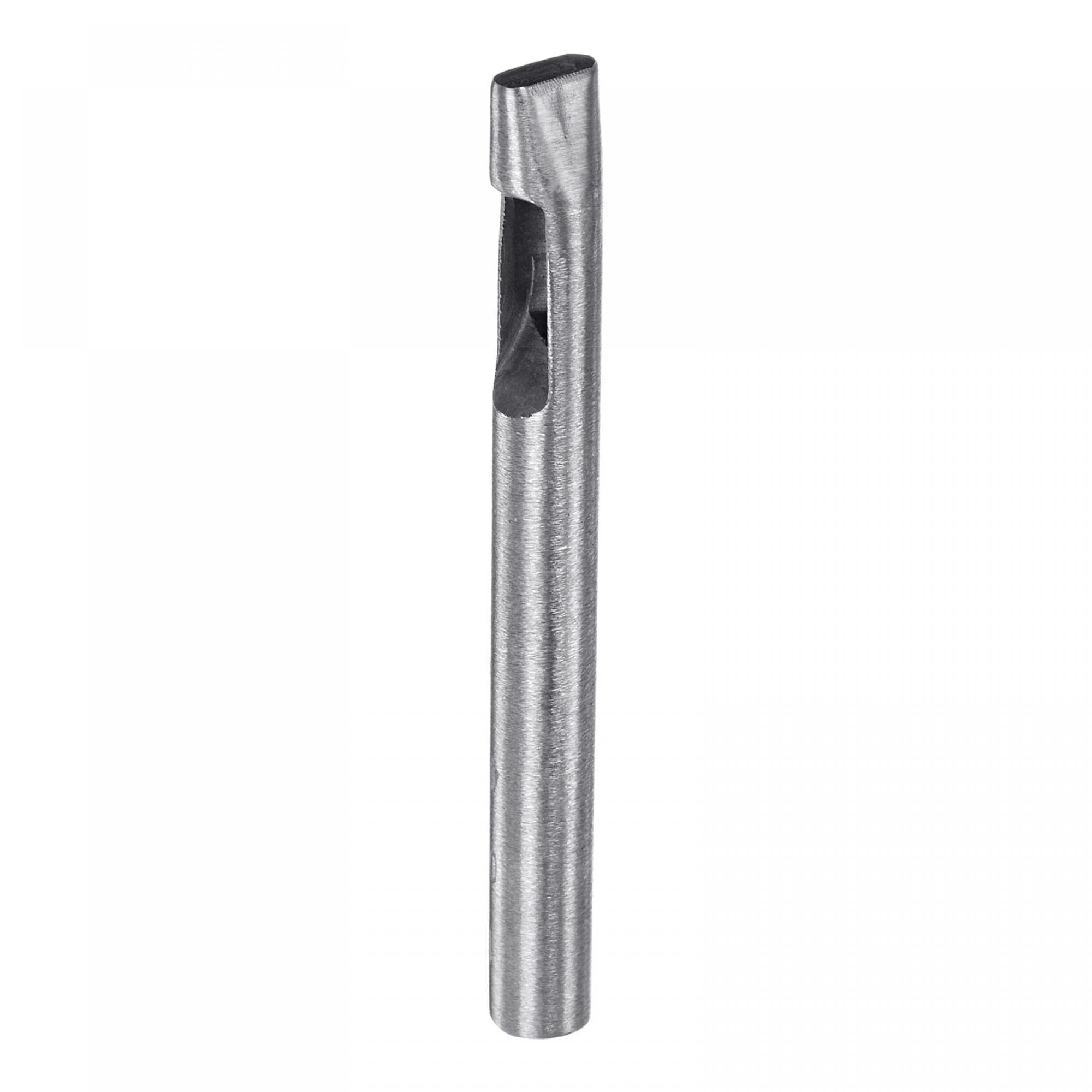 sourcing map Ovalado Agujero Punzón 4x10mm Cuero Hueco Cortador Oblongo Punzón Troquel para Correa Cinturón Reloj Banda Cuero Artesanía Trabajo